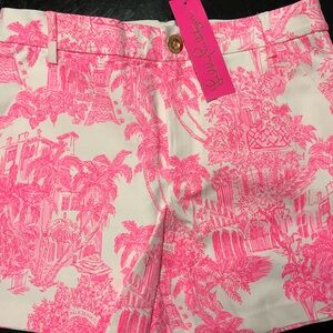 Lilly Pulitzer Pink and White Shorts
